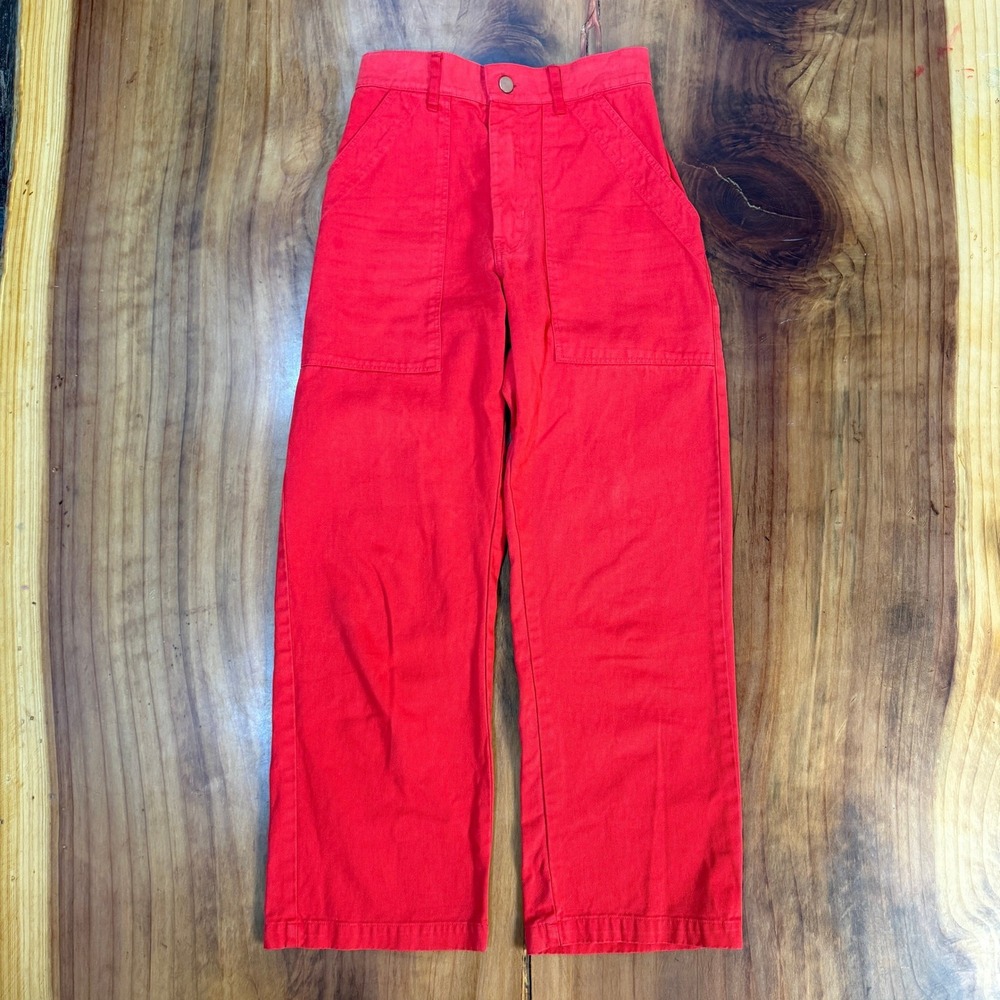 Big Bud Press Women's Pants XS Cotton Chino High Rise Work JJ25